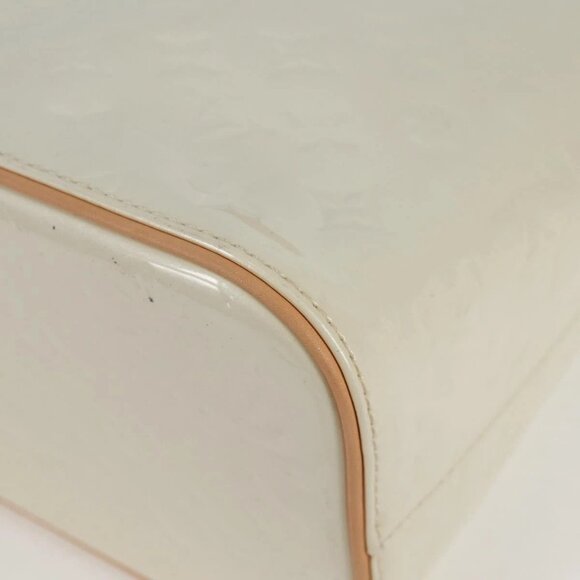 LOUIS VUITTON Monogram Vernis Houston Hand Bag Perle M91342 LV Auth ep10355A - Picture 5 of 16